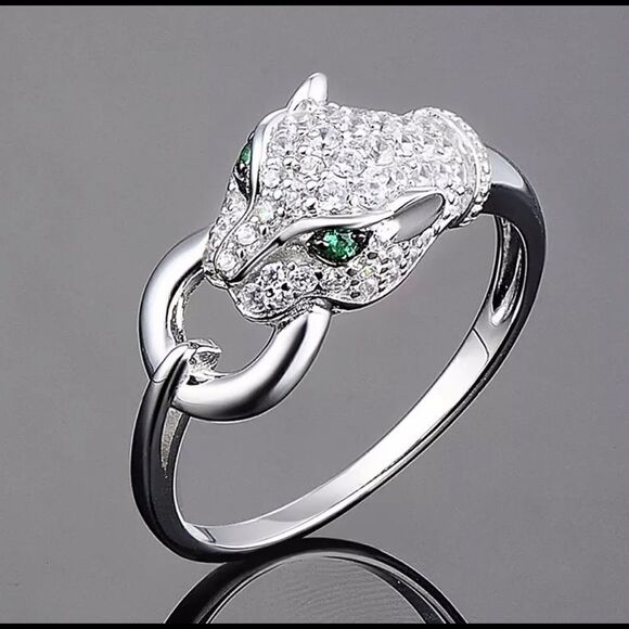 Panthers sterling silver ring  - Picture 2 of 4